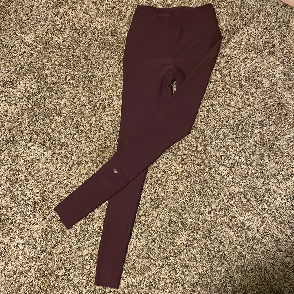MCG athletic burgundy leggings